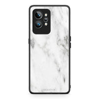 Thumbnail for Θήκη Realme GT2 Pro Marble White από τη Smartfits με σχέδιο στο πίσω μέρος και μαύρο περίβλημα | Realme GT2 Pro Marble White Case with Colorful Back and Black Bezels