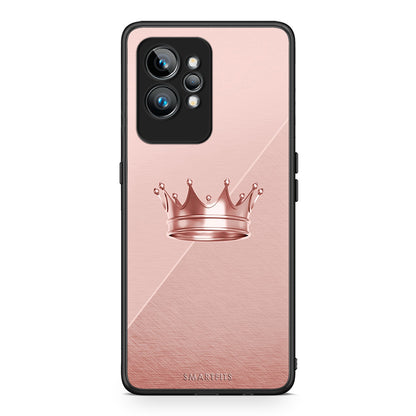 Θήκη Realme GT2 Minimal Crown από τη Smartfits με σχέδιο στο πίσω μέρος και μαύρο περίβλημα | Realme GT2 Minimal Crown Case with Colorful Back and Black Bezels