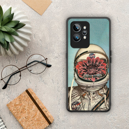 Θήκη Realme GT2 Nasa Bloom από τη Smartfits με σχέδιο στο πίσω μέρος και μαύρο περίβλημα | Realme GT2 Nasa Bloom Case with Colorful Back and Black Bezels