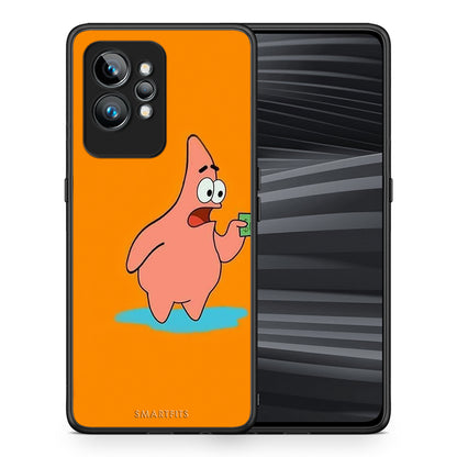 Θήκη Realme GT2 No Money 1 από τη Smartfits με σχέδιο στο πίσω μέρος και μαύρο περίβλημα | Realme GT2 No Money 1 Case with Colorful Back and Black Bezels