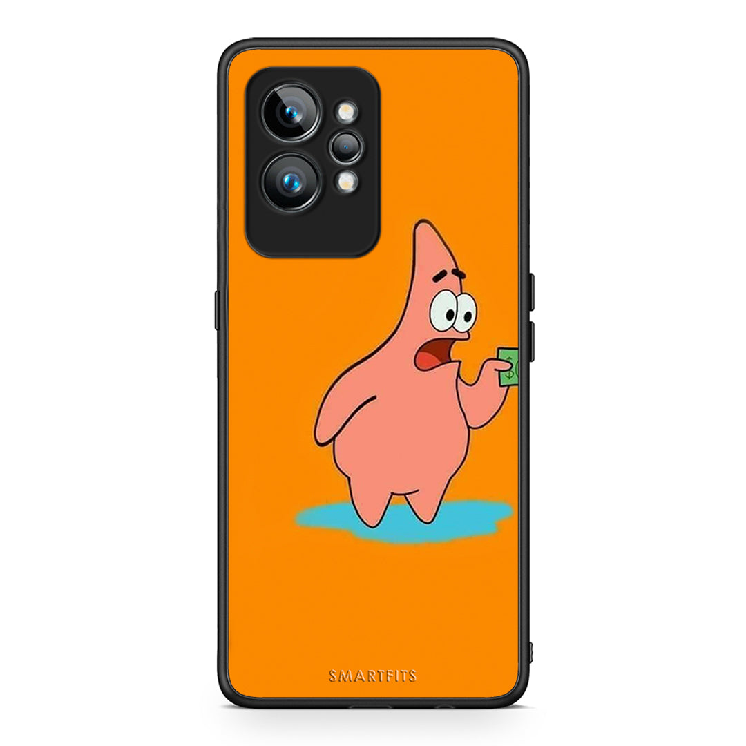 Θήκη Realme GT2 No Money 1 από τη Smartfits με σχέδιο στο πίσω μέρος και μαύρο περίβλημα | Realme GT2 No Money 1 Case with Colorful Back and Black Bezels