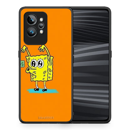 Θήκη Realme GT2 No Money 2 από τη Smartfits με σχέδιο στο πίσω μέρος και μαύρο περίβλημα | Realme GT2 No Money 2 Case with Colorful Back and Black Bezels