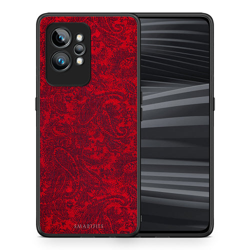 Θήκη Realme GT2 Paisley Cashmere από τη Smartfits με σχέδιο στο πίσω μέρος και μαύρο περίβλημα | Realme GT2 Paisley Cashmere Case with Colorful Back and Black Bezels