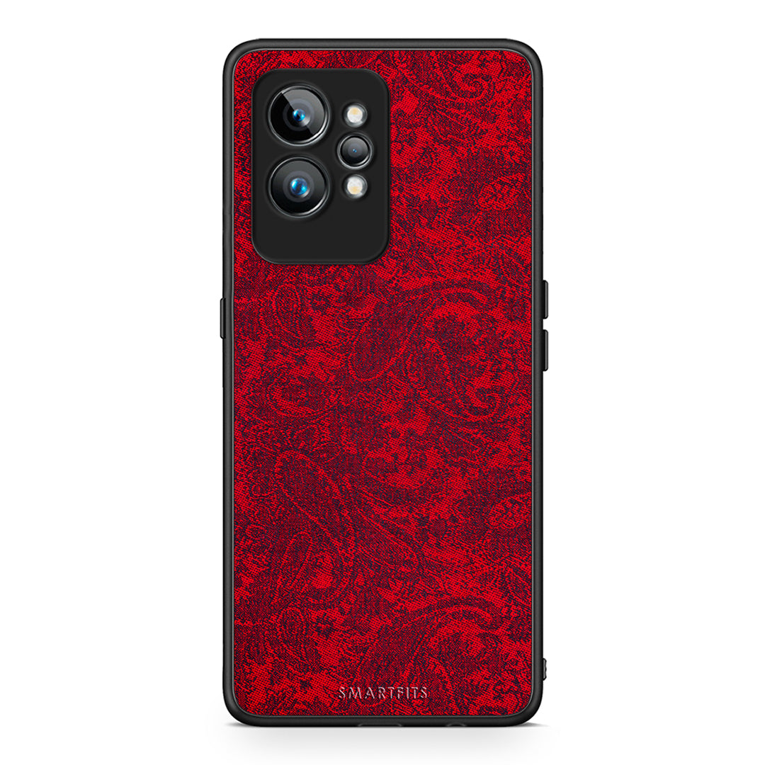 Θήκη Realme GT2 Paisley Cashmere από τη Smartfits με σχέδιο στο πίσω μέρος και μαύρο περίβλημα | Realme GT2 Paisley Cashmere Case with Colorful Back and Black Bezels