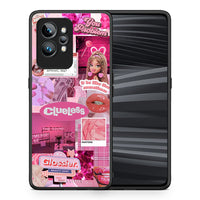 Thumbnail for Θήκη Realme GT2 Pro Pink Love από τη Smartfits με σχέδιο στο πίσω μέρος και μαύρο περίβλημα | Realme GT2 Pro Pink Love Case with Colorful Back and Black Bezels