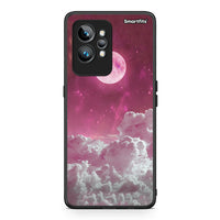 Thumbnail for Θήκη Realme GT2 Pro Pink Moon από τη Smartfits με σχέδιο στο πίσω μέρος και μαύρο περίβλημα | Realme GT2 Pro Pink Moon Case with Colorful Back and Black Bezels