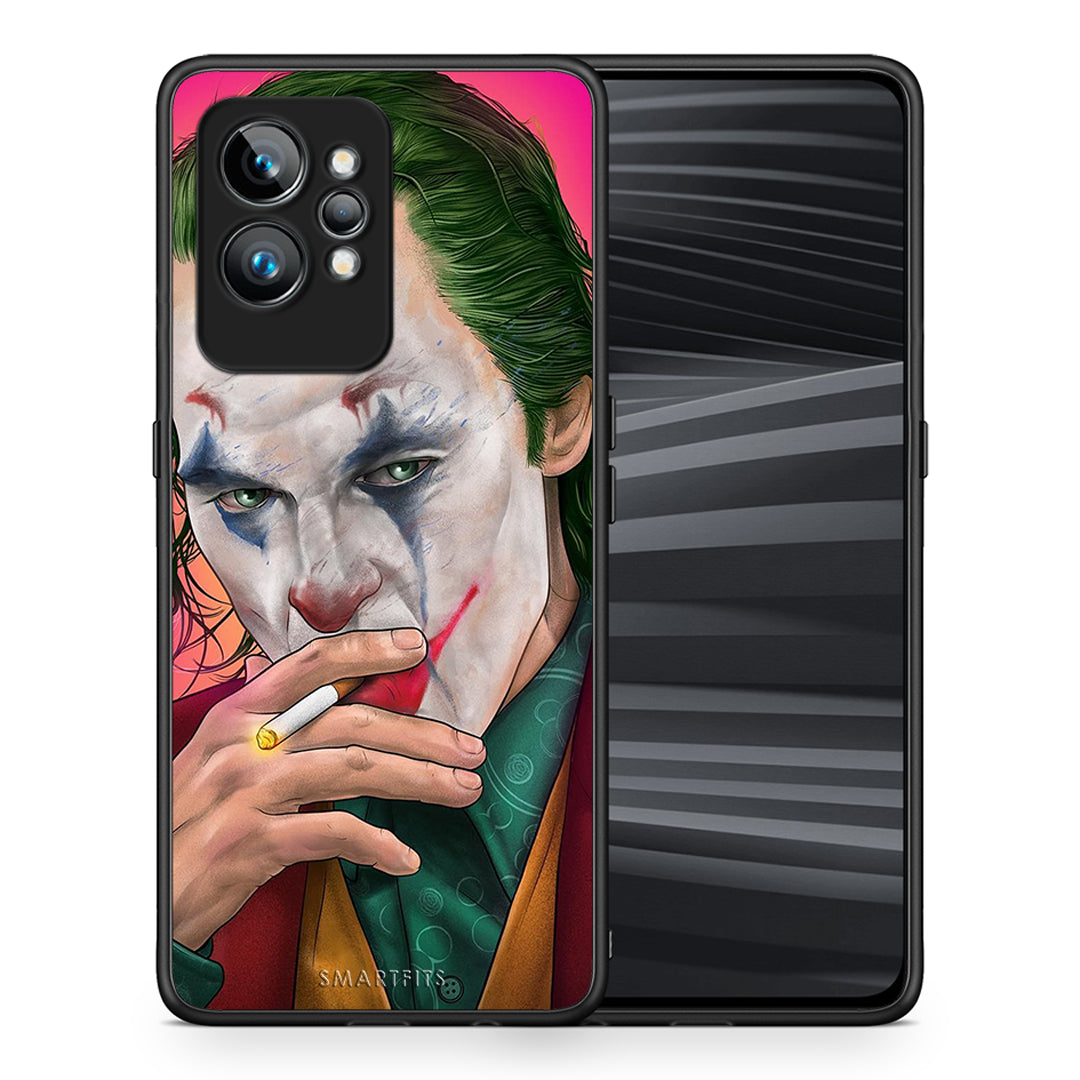 Θήκη Realme GT2 Pro PopArt JokesOnU από τη Smartfits με σχέδιο στο πίσω μέρος και μαύρο περίβλημα | Realme GT2 Pro PopArt JokesOnU Case with Colorful Back and Black Bezels