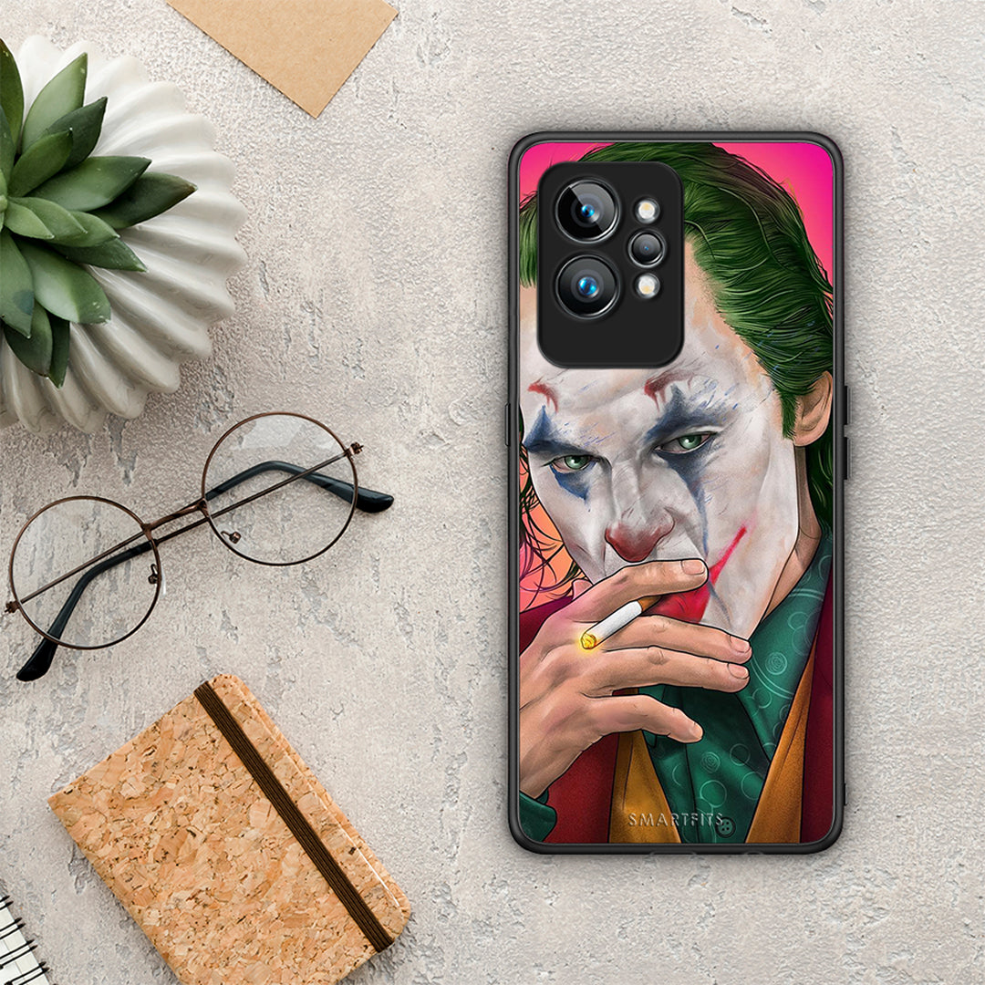 Θήκη Realme GT2 PopArt JokesOnU από τη Smartfits με σχέδιο στο πίσω μέρος και μαύρο περίβλημα | Realme GT2 PopArt JokesOnU Case with Colorful Back and Black Bezels