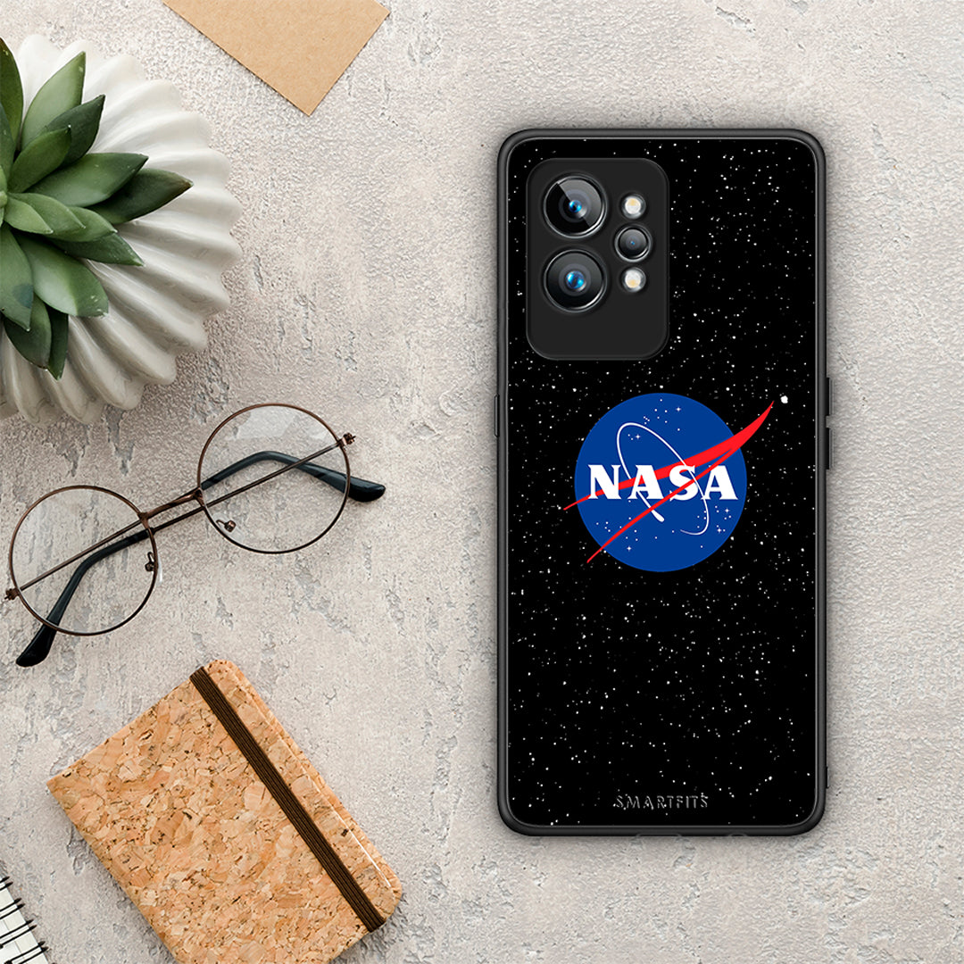 Θήκη Realme GT2 Pro PopArt NASA από τη Smartfits με σχέδιο στο πίσω μέρος και μαύρο περίβλημα | Realme GT2 Pro PopArt NASA Case with Colorful Back and Black Bezels