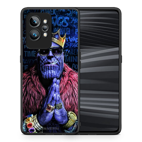 Θήκη Realme GT2 PopArt Thanos από τη Smartfits με σχέδιο στο πίσω μέρος και μαύρο περίβλημα | Realme GT2 PopArt Thanos Case with Colorful Back and Black Bezels