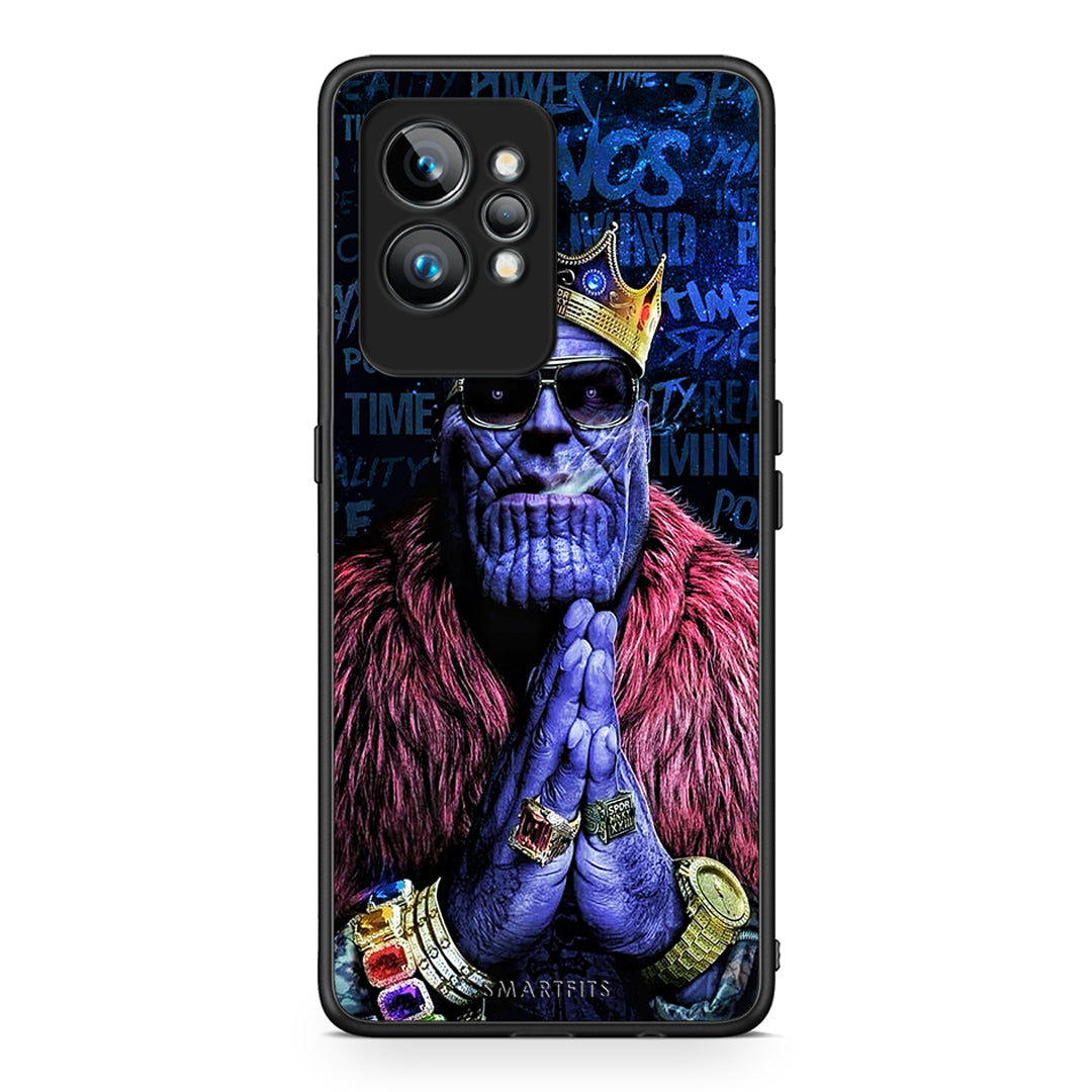 Θήκη Realme GT2 PopArt Thanos από τη Smartfits με σχέδιο στο πίσω μέρος και μαύρο περίβλημα | Realme GT2 PopArt Thanos Case with Colorful Back and Black Bezels