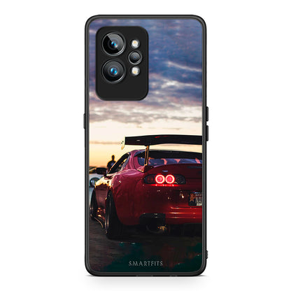 Θήκη Realme GT2 Racing Supra από τη Smartfits με σχέδιο στο πίσω μέρος και μαύρο περίβλημα | Realme GT2 Racing Supra Case with Colorful Back and Black Bezels