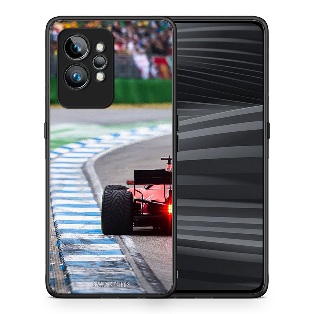 Θήκη Realme GT2 Racing Vibes από τη Smartfits με σχέδιο στο πίσω μέρος και μαύρο περίβλημα | Realme GT2 Racing Vibes Case with Colorful Back and Black Bezels