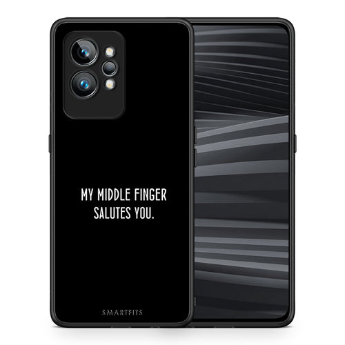 Θήκη Realme GT2 Salute από τη Smartfits με σχέδιο στο πίσω μέρος και μαύρο περίβλημα | Realme GT2 Salute Case with Colorful Back and Black Bezels