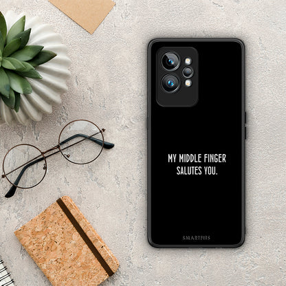 Θήκη Realme GT2 Salute από τη Smartfits με σχέδιο στο πίσω μέρος και μαύρο περίβλημα | Realme GT2 Salute Case with Colorful Back and Black Bezels