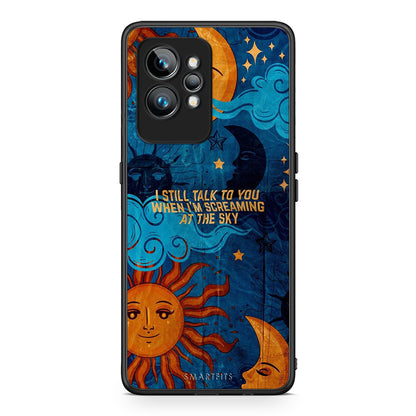 Θήκη Realme GT2 Screaming Sky από τη Smartfits με σχέδιο στο πίσω μέρος και μαύρο περίβλημα | Realme GT2 Screaming Sky Case with Colorful Back and Black Bezels