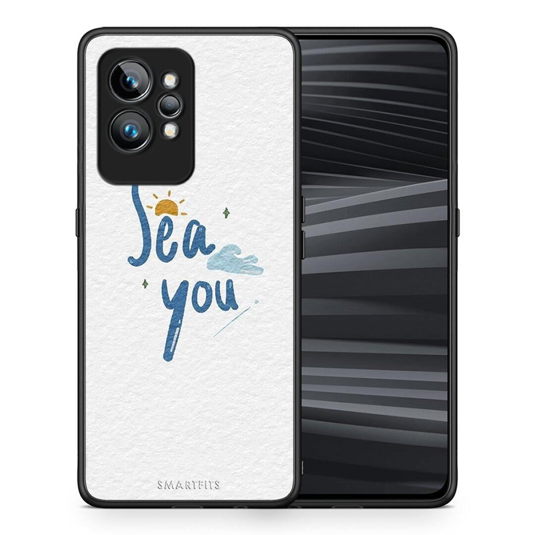 Θήκη Realme GT2 Sea You από τη Smartfits με σχέδιο στο πίσω μέρος και μαύρο περίβλημα | Realme GT2 Sea You Case with Colorful Back and Black Bezels