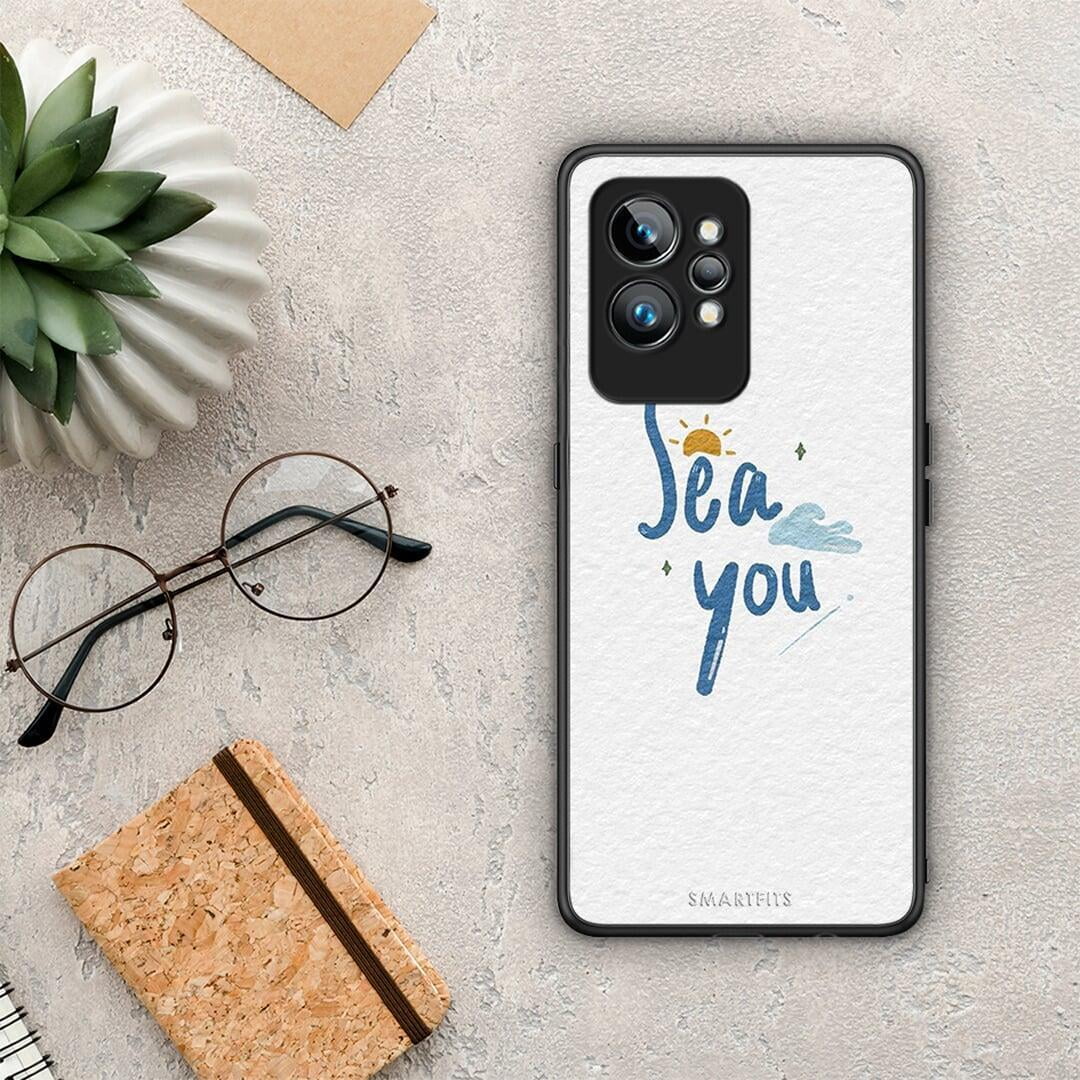 Θήκη Realme GT2 Sea You από τη Smartfits με σχέδιο στο πίσω μέρος και μαύρο περίβλημα | Realme GT2 Sea You Case with Colorful Back and Black Bezels