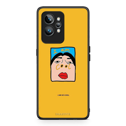 Θήκη Realme GT2 So Cool από τη Smartfits με σχέδιο στο πίσω μέρος και μαύρο περίβλημα | Realme GT2 So Cool Case with Colorful Back and Black Bezels