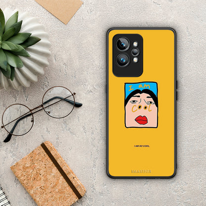 Θήκη Realme GT2 So Cool από τη Smartfits με σχέδιο στο πίσω μέρος και μαύρο περίβλημα | Realme GT2 So Cool Case with Colorful Back and Black Bezels
