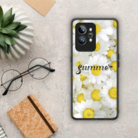 Thumbnail for Θήκη Realme GT2 Pro Summer Daisies από τη Smartfits με σχέδιο στο πίσω μέρος και μαύρο περίβλημα | Realme GT2 Pro Summer Daisies Case with Colorful Back and Black Bezels