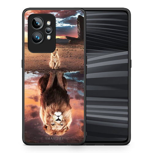 Θήκη Realme GT2 Sunset Dreams από τη Smartfits με σχέδιο στο πίσω μέρος και μαύρο περίβλημα | Realme GT2 Sunset Dreams Case with Colorful Back and Black Bezels