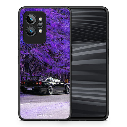 Θήκη Realme GT2 Super Car από τη Smartfits με σχέδιο στο πίσω μέρος και μαύρο περίβλημα | Realme GT2 Super Car Case with Colorful Back and Black Bezels