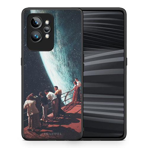 Θήκη Realme GT2 Surreal View από τη Smartfits με σχέδιο στο πίσω μέρος και μαύρο περίβλημα | Realme GT2 Surreal View Case with Colorful Back and Black Bezels