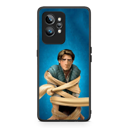 Θήκη Realme GT2 Tangled 1 από τη Smartfits με σχέδιο στο πίσω μέρος και μαύρο περίβλημα | Realme GT2 Tangled 1 Case with Colorful Back and Black Bezels