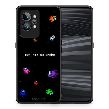 Θήκη Realme GT2 Text AFK από τη Smartfits με σχέδιο στο πίσω μέρος και μαύρο περίβλημα | Realme GT2 Text AFK Case with Colorful Back and Black Bezels