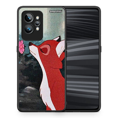 Θήκη Realme GT2 Pro Tod And Vixey Love 2 από τη Smartfits με σχέδιο στο πίσω μέρος και μαύρο περίβλημα | Realme GT2 Pro Tod And Vixey Love 2 Case with Colorful Back and Black Bezels