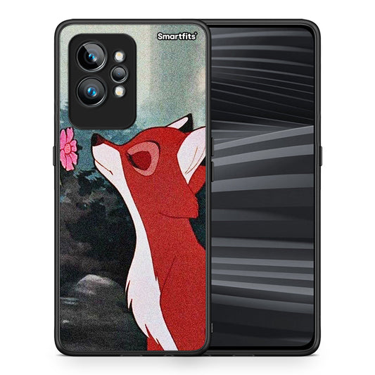 Θήκη Realme GT2 Pro Tod And Vixey Love 2 από τη Smartfits με σχέδιο στο πίσω μέρος και μαύρο περίβλημα | Realme GT2 Pro Tod And Vixey Love 2 Case with Colorful Back and Black Bezels