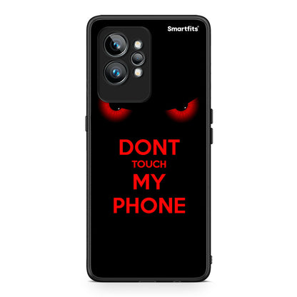 Θήκη Realme GT2 Touch My Phone από τη Smartfits με σχέδιο στο πίσω μέρος και μαύρο περίβλημα | Realme GT2 Touch My Phone Case with Colorful Back and Black Bezels