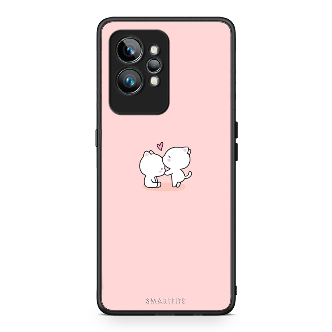 Θήκη Realme GT2 Valentine Love από τη Smartfits με σχέδιο στο πίσω μέρος και μαύρο περίβλημα | Realme GT2 Valentine Love Case with Colorful Back and Black Bezels