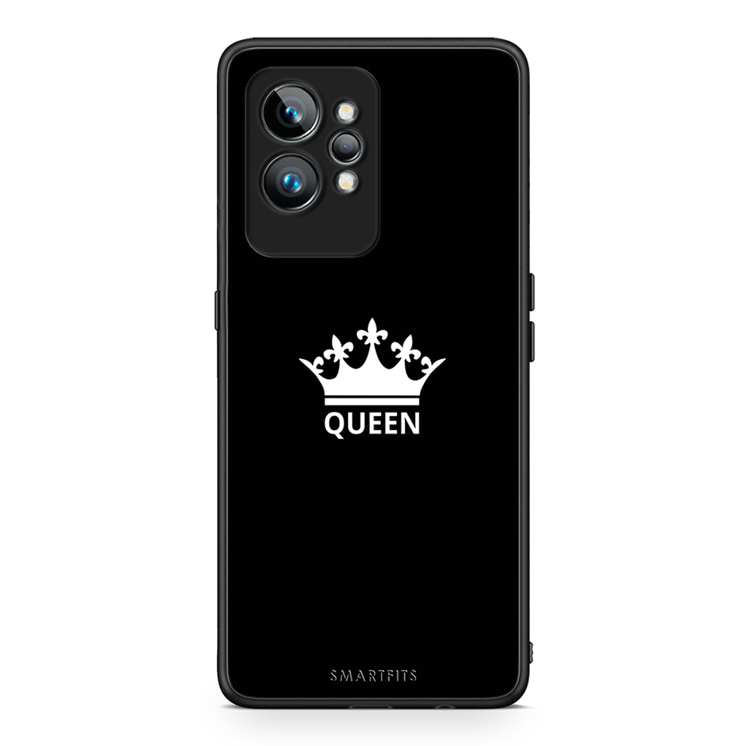 Θήκη Realme GT2 Valentine Queen από τη Smartfits με σχέδιο στο πίσω μέρος και μαύρο περίβλημα | Realme GT2 Valentine Queen Case with Colorful Back and Black Bezels
