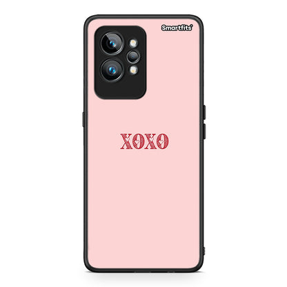 Θήκη Realme GT2 XOXO Love από τη Smartfits με σχέδιο στο πίσω μέρος και μαύρο περίβλημα | Realme GT2 XOXO Love Case with Colorful Back and Black Bezels