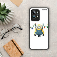 Thumbnail for Θήκη Realme GT2 Pro Xmas Minion Lights από τη Smartfits με σχέδιο στο πίσω μέρος και μαύρο περίβλημα | Realme GT2 Pro Xmas Minion Lights Case with Colorful Back and Black Bezels