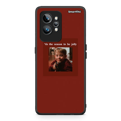 Θήκη Realme GT2 Xmas Ultimate Spirit από τη Smartfits με σχέδιο στο πίσω μέρος και μαύρο περίβλημα | Realme GT2 Xmas Ultimate Spirit Case with Colorful Back and Black Bezels