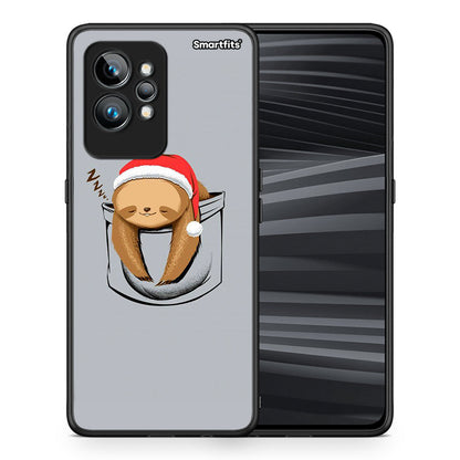 Θήκη Realme GT2 Xmas Zzzz από τη Smartfits με σχέδιο στο πίσω μέρος και μαύρο περίβλημα | Realme GT2 Xmas Zzzz Case with Colorful Back and Black Bezels