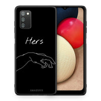 Thumbnail for Θήκη Αγίου Βαλεντίνου Samsung A02s Aeshetic Love 1 από τη Smartfits με σχέδιο στο πίσω μέρος και μαύρο περίβλημα | Samsung A02s Aeshetic Love 1 case with colorful back and black bezels