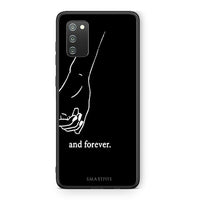 Thumbnail for Samsung A02s Always & Forever 2 Θήκη Αγίου Βαλεντίνου από τη Smartfits με σχέδιο στο πίσω μέρος και μαύρο περίβλημα | Smartphone case with colorful back and black bezels by Smartfits