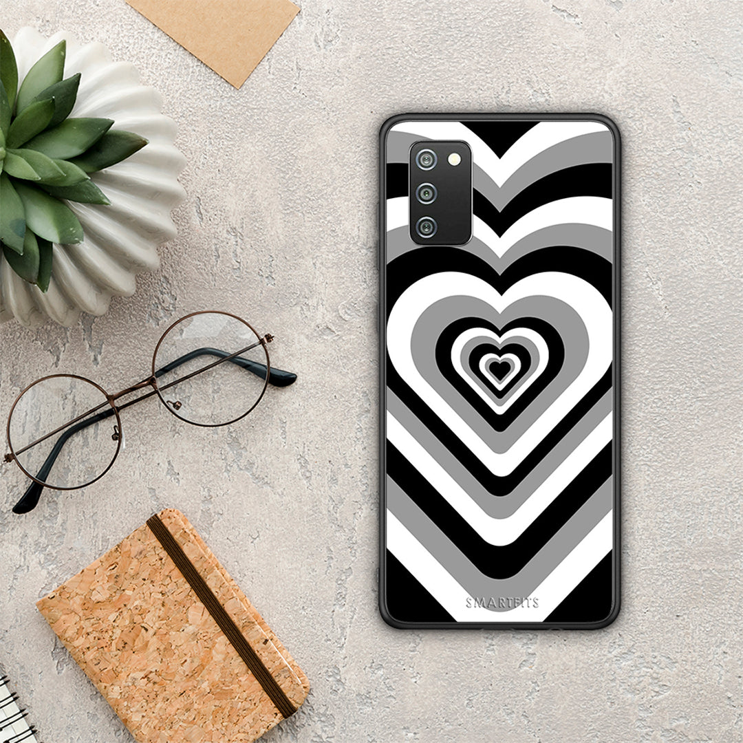Black Hearts - Samsung Galaxy A02s / M02s / F02s θήκη