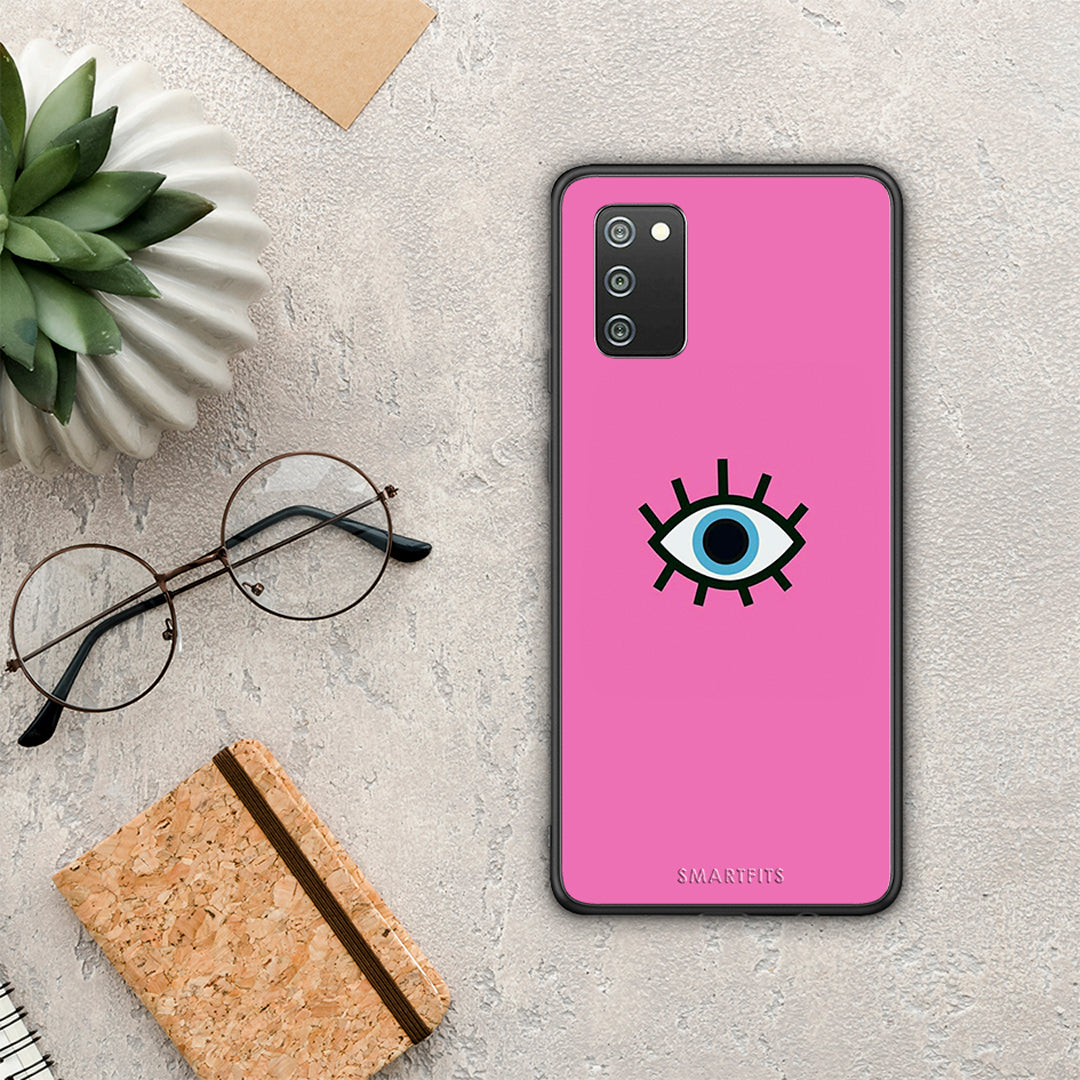 Blue Eye Pink - Samsung Galaxy A02s / M02s / F02s θήκη