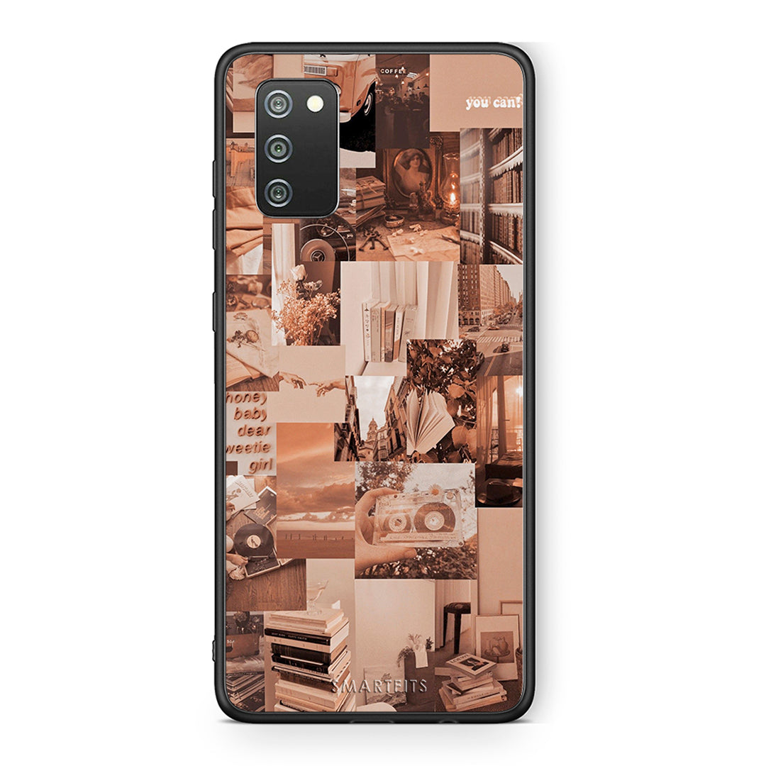 Samsung A02s Collage You Can Θήκη Αγίου Βαλεντίνου από τη Smartfits με σχέδιο στο πίσω μέρος και μαύρο περίβλημα | Smartphone case with colorful back and black bezels by Smartfits