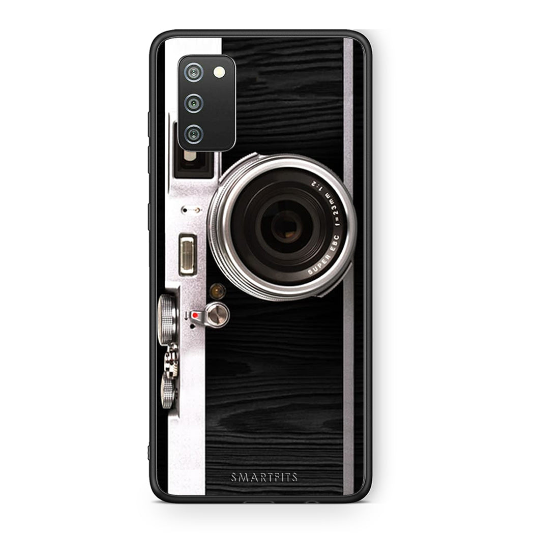 Samsung A02s Emily In Paris θήκη από τη Smartfits με σχέδιο στο πίσω μέρος και μαύρο περίβλημα | Smartphone case with colorful back and black bezels by Smartfits