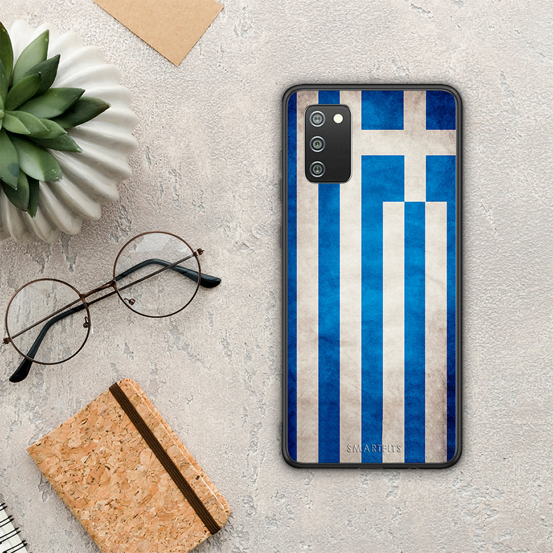 Flag Greek - Samsung Galaxy A02s / M02s / F02s θήκη