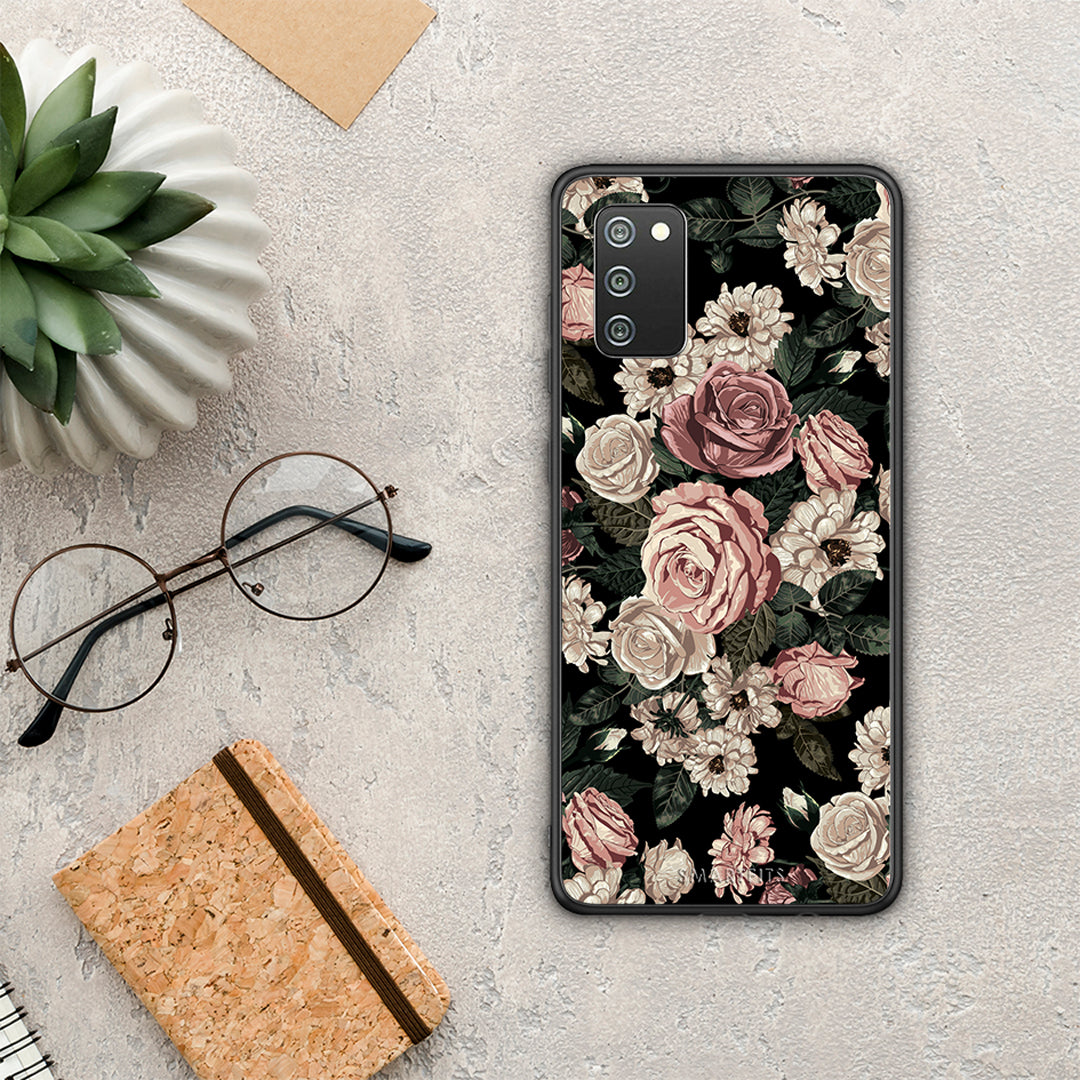 Flower Wild Roses - Samsung Galaxy A02s / M02s / F02s θήκη