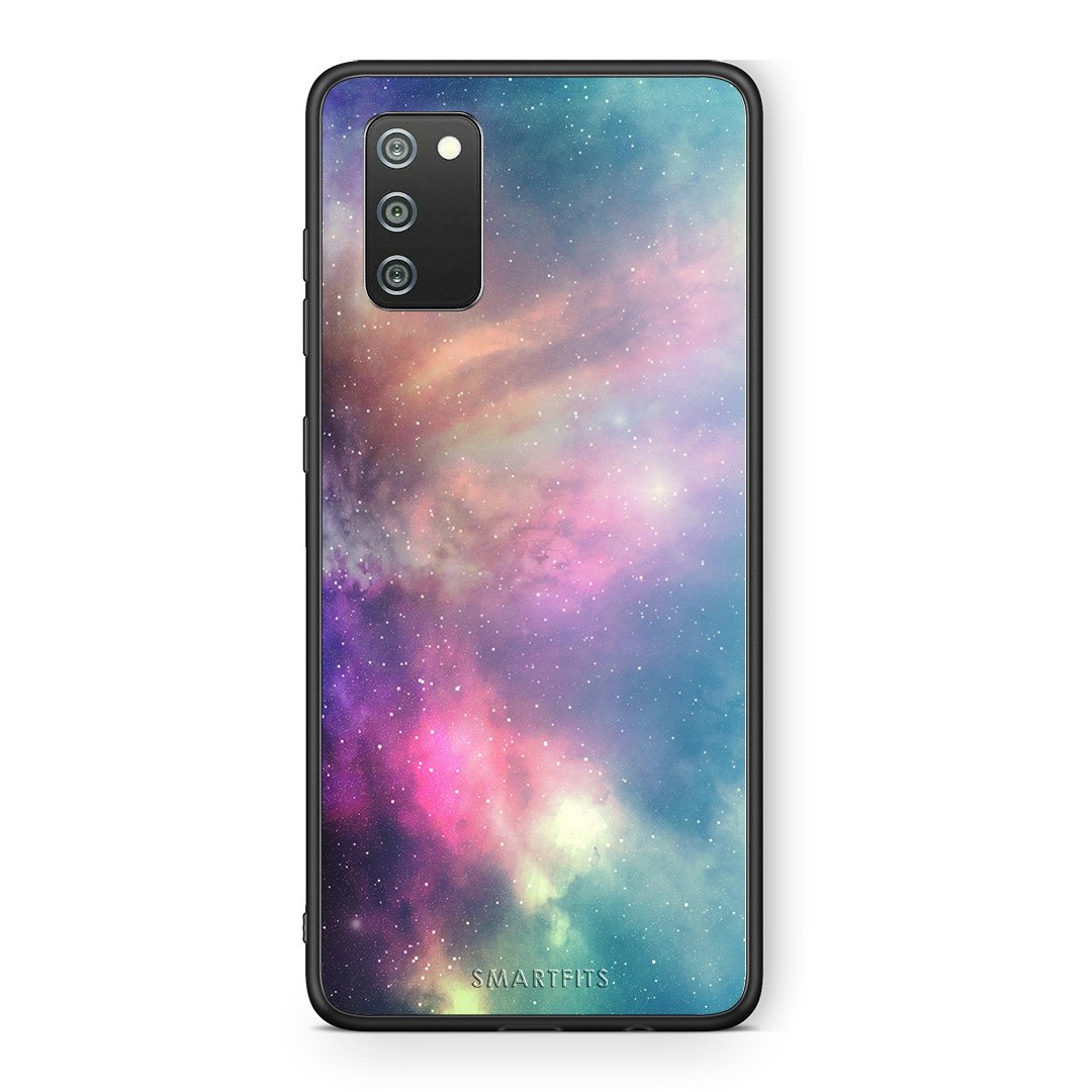 105 - Samsung A02s Rainbow Galaxy case, cover, bumper