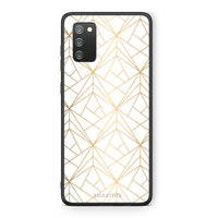 Thumbnail for 111 - Samsung A02s Luxury White Geometric case, cover, bumper