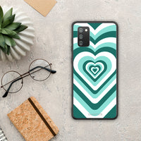 Thumbnail for Green Hearts - Samsung Galaxy A02s / M02s / F02s θήκη